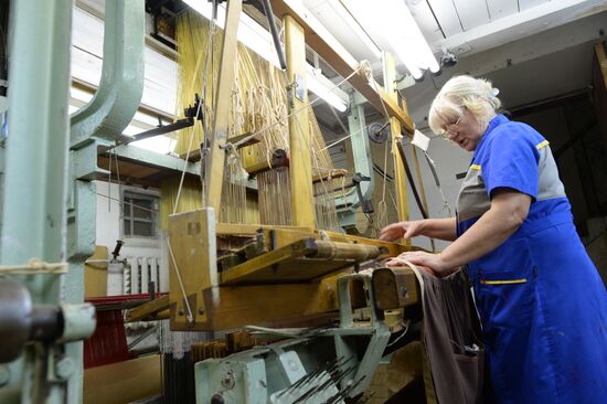 Ancient fabrics produced at Novospassky Monastery