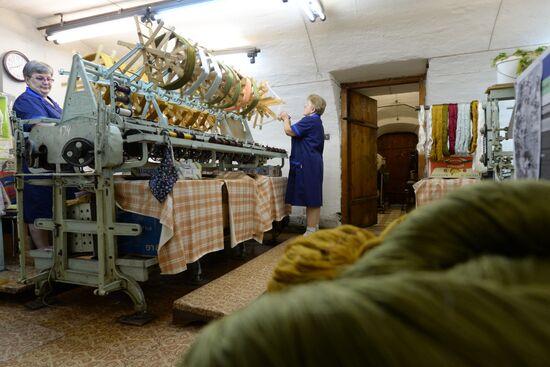Ancient fabrics produced at Novospassky Monastery