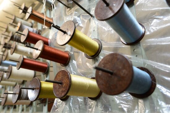 Ancient fabrics produced at Novospassky Monastery