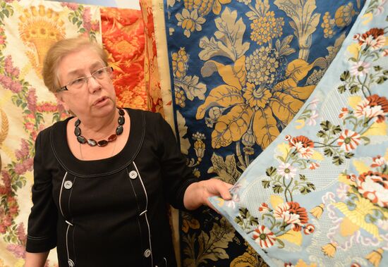 Ancient fabrics produced at Novospassky Monastery