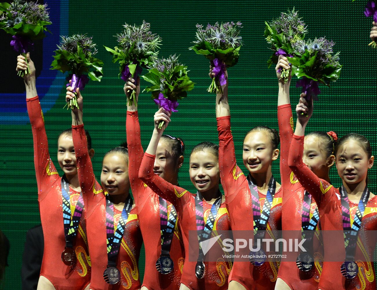 The 2015 World Gymnastics Championships. Day Five