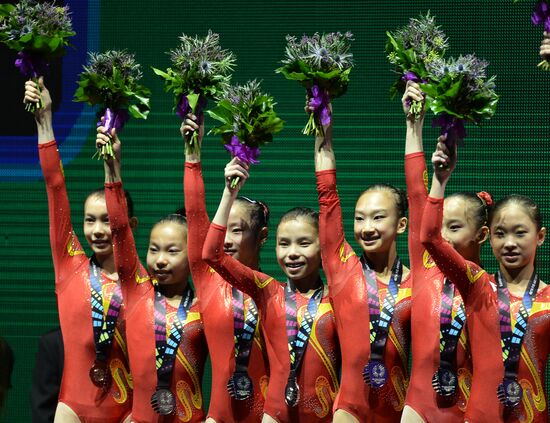 The 2015 World Gymnastics Championships. Day Five