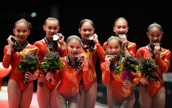 The 2015 World Gymnastics Championships. Day Five