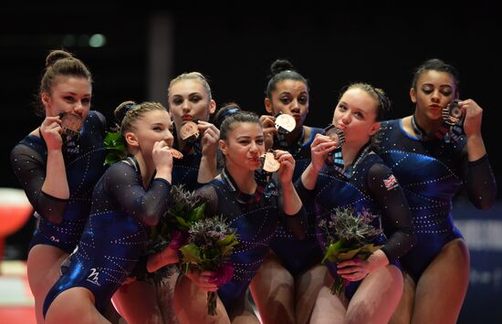 The 2015 World Gymnastics Championships. Day Five