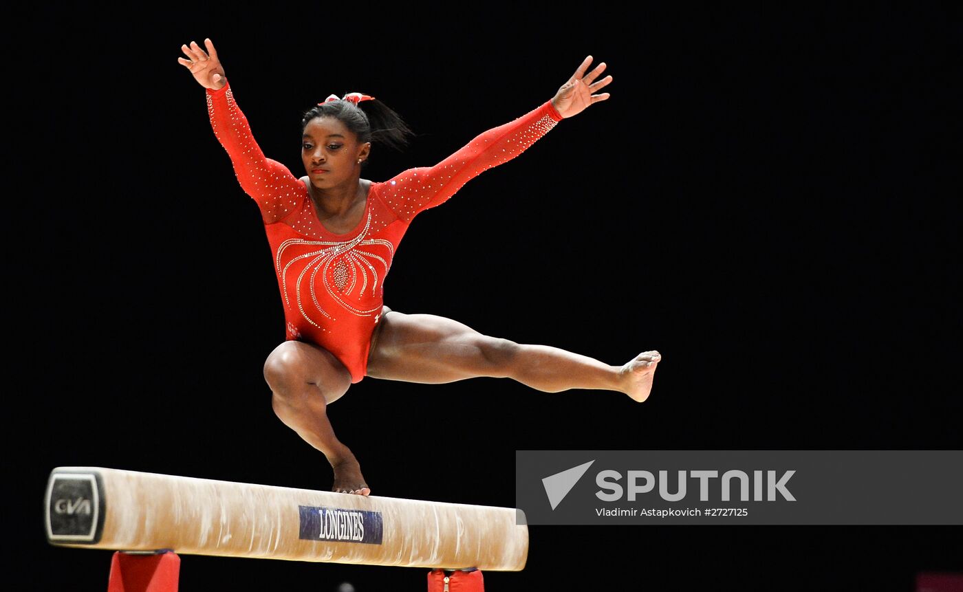 The 2015 World Gymnastics Championships. Day Five