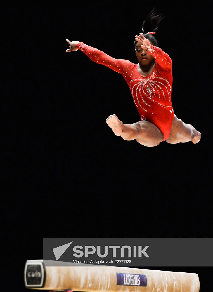 The 2015 World Gymnastics Championships. Day Five