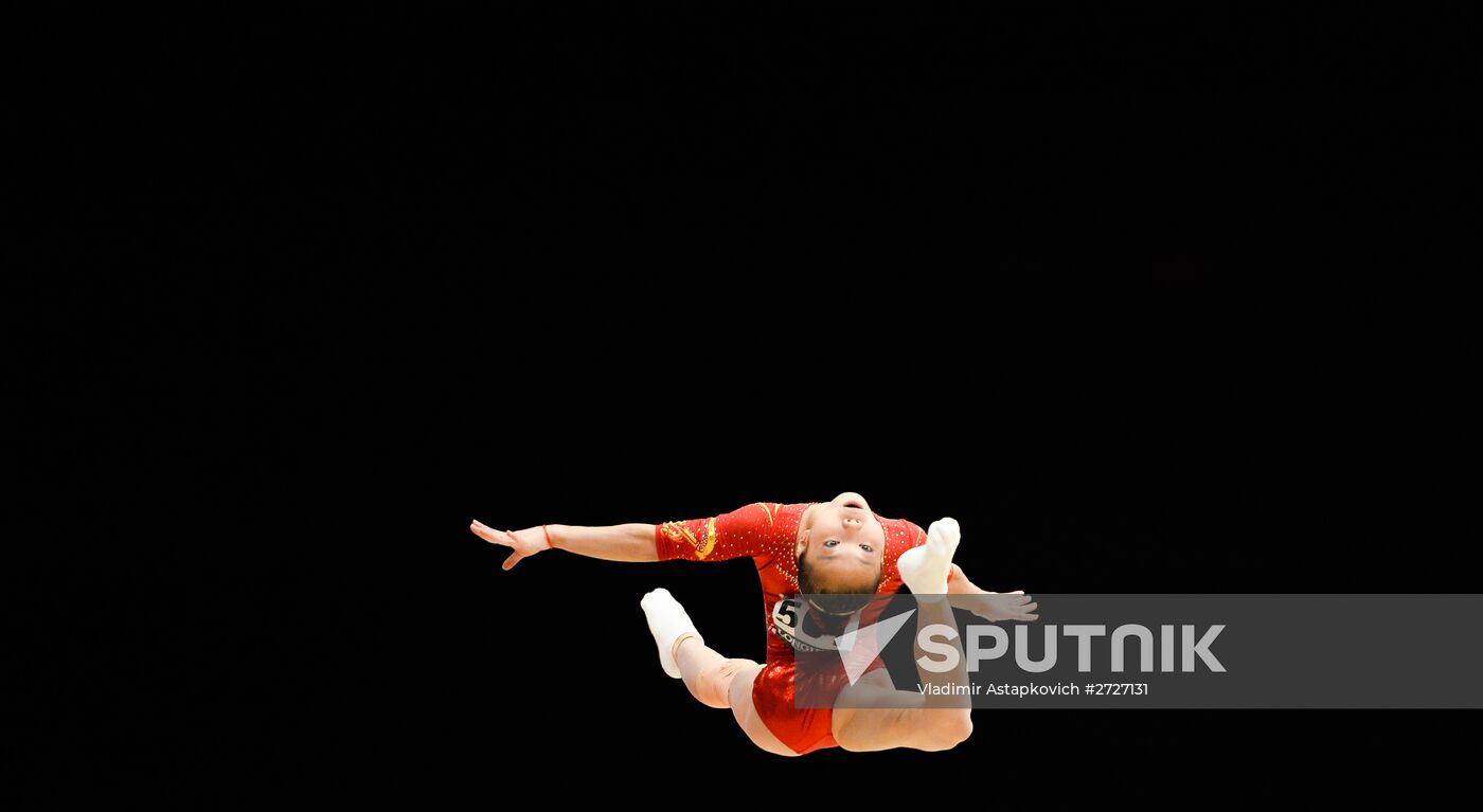 The 2015 World Gymnastics Championships. Day Five