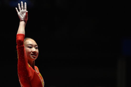 The 2015 World Gymnastics Championships. Day Five