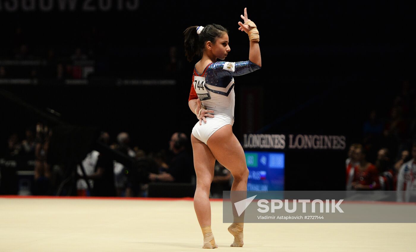The 2015 World Gymnastics Championships. Day Five