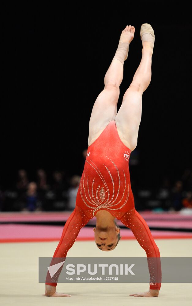 The 2015 World Gymnastics Championships. Day Five