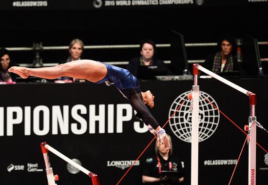 The 2015 World Gymnastics Championships. Day Five
