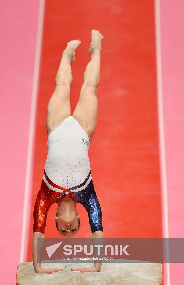 The 2015 World Gymnastics Championships. Day Five