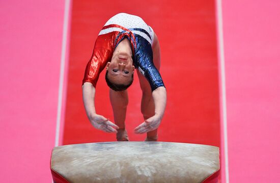 The 2015 World Gymnastics Championships. Day Five