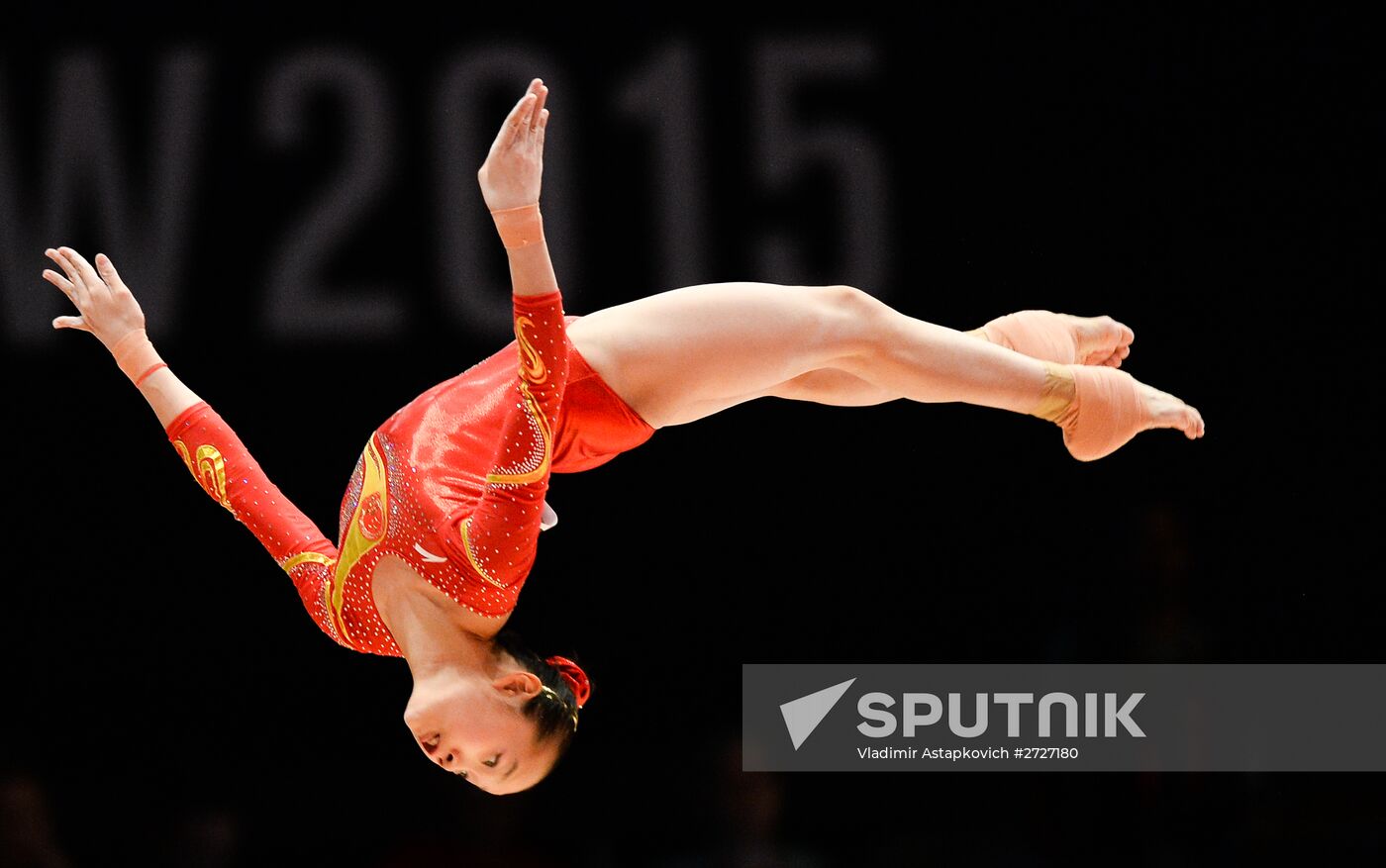 The 2015 World Gymnastics Championships. Day Five