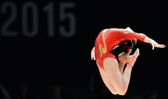 The 2015 World Gymnastics Championships. Day Five