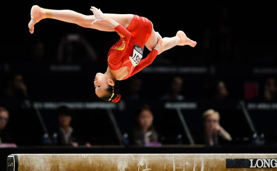 The 2015 World Gymnastics Championships. Day Five