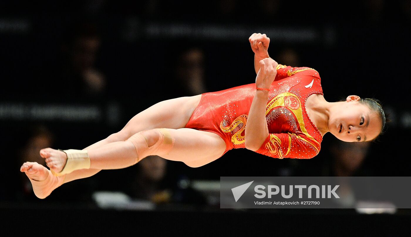 The 2015 World Gymnastics Championships. Day Five