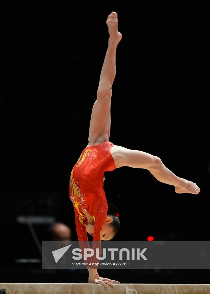 The 2015 World Gymnastics Championships. Day Five