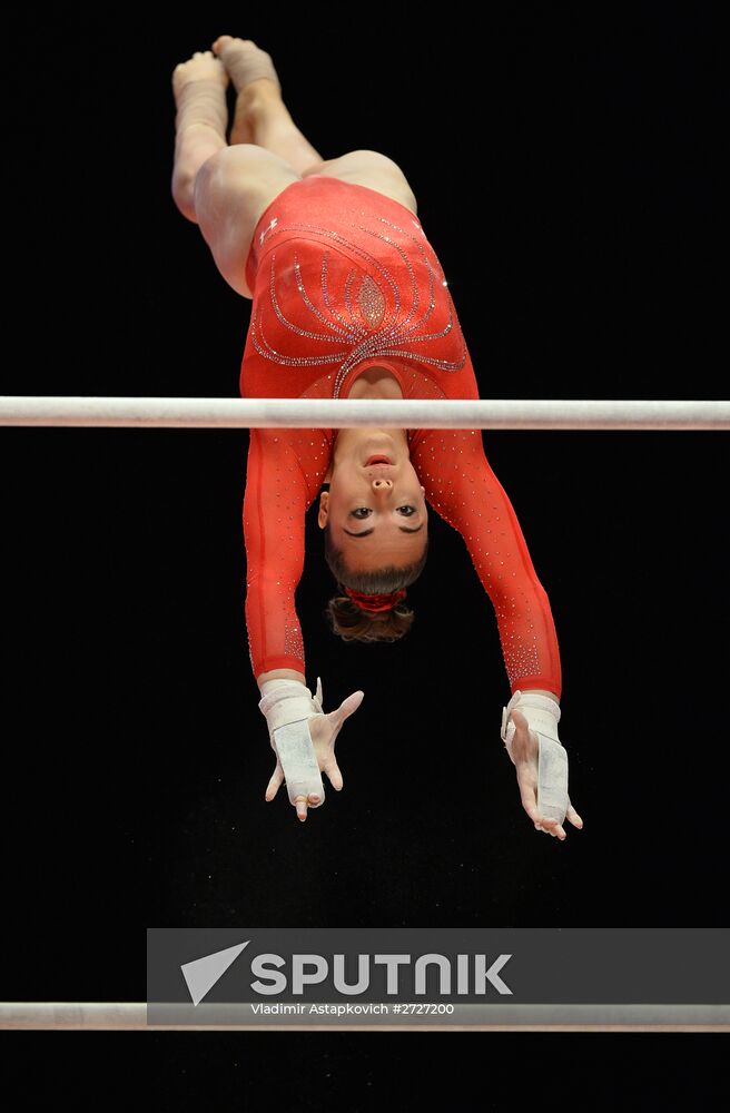 The 2015 World Gymnastics Championships. Day Five