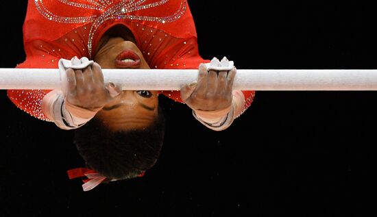 The 2015 World Gymnastics Championships. Day Five