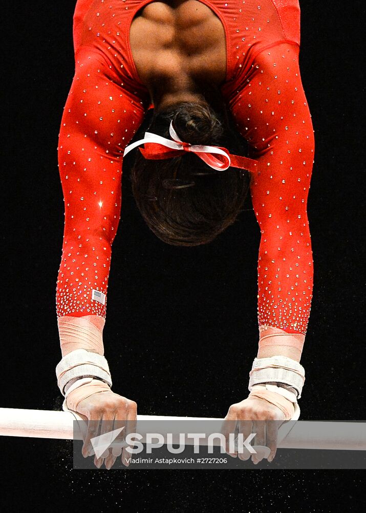 The 2015 World Gymnastics Championships. Day Five