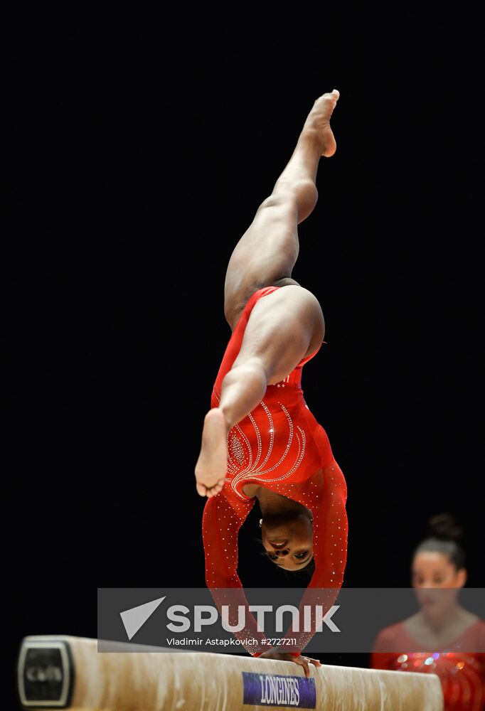 The 2015 World Gymnastics Championships. Day Five