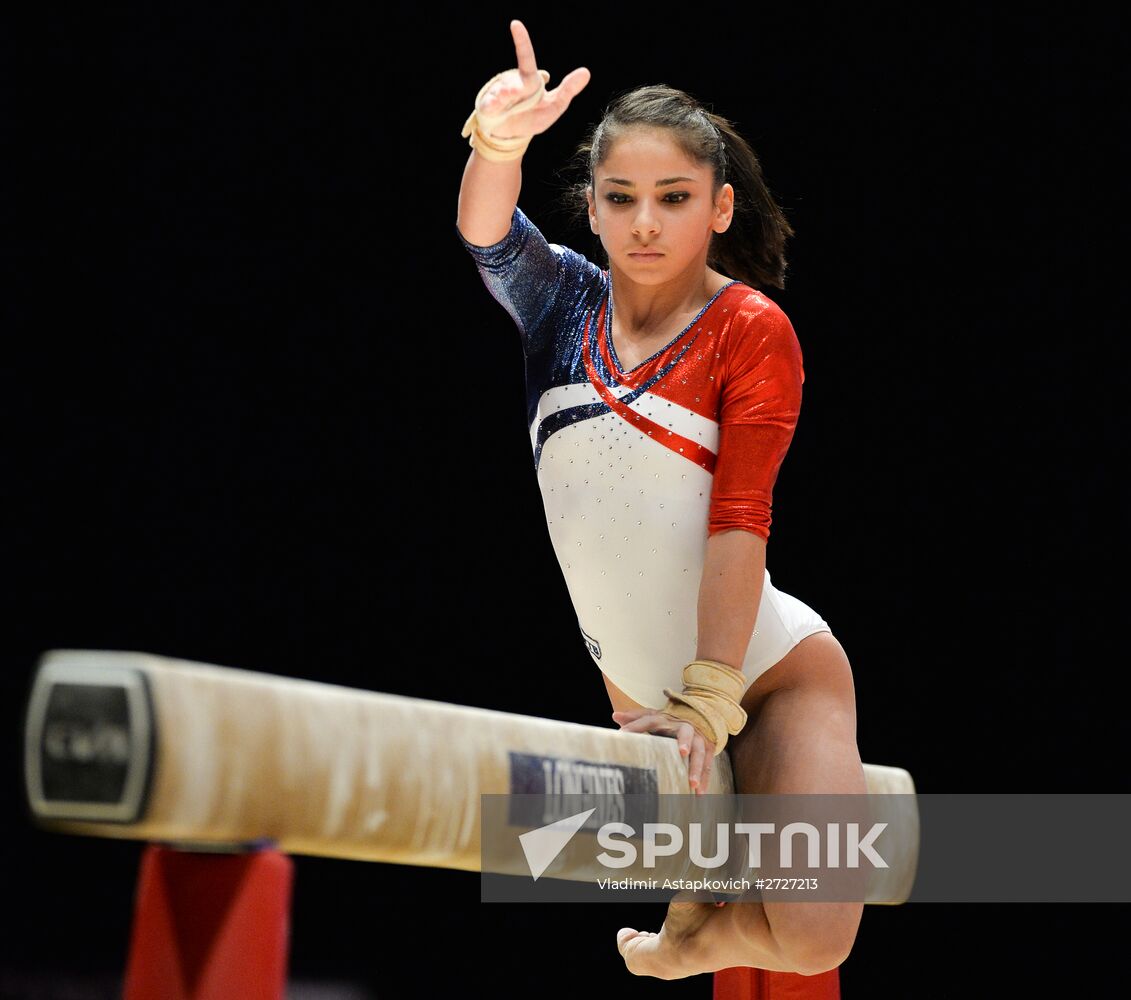 The 2015 World Gymnastics Championships. Day Five