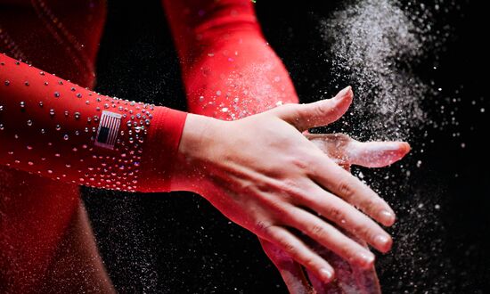 The 2015 World Gymnastics Championships. Day Five