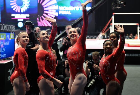 The 2015 World Gymnastics Championships. Day Five