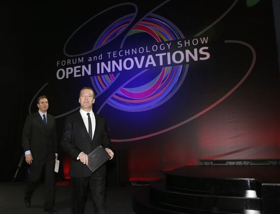 Prime Minister Dmitry Medvedev at 4th Open Innovations International Forum opening ceremony