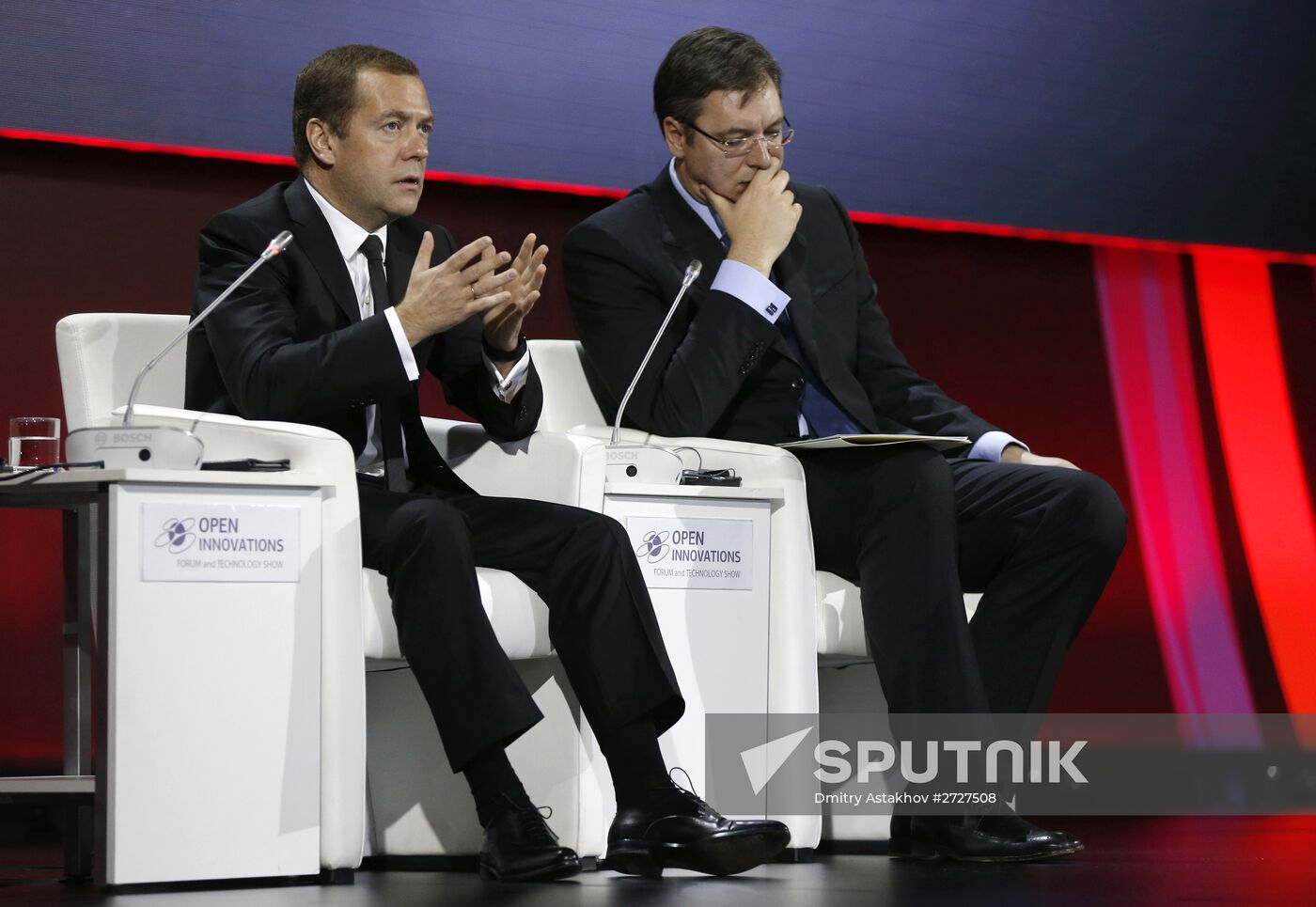 Prime Minister Dmitry Medvedev at 4th Open Innovations International Forum opening ceremony