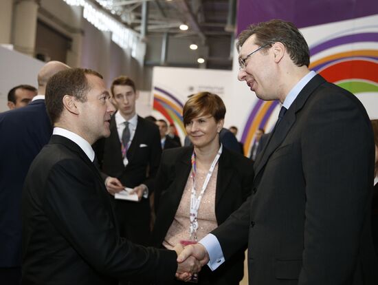 Prime Minister Dmitry Medvedev at 4th Open Innovations Moscow international forum