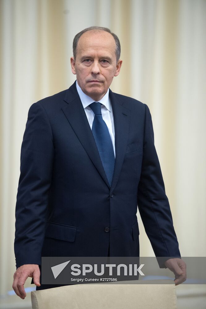 President Vladimir Putin's meeting with heads of security and intelligence agencies delegations