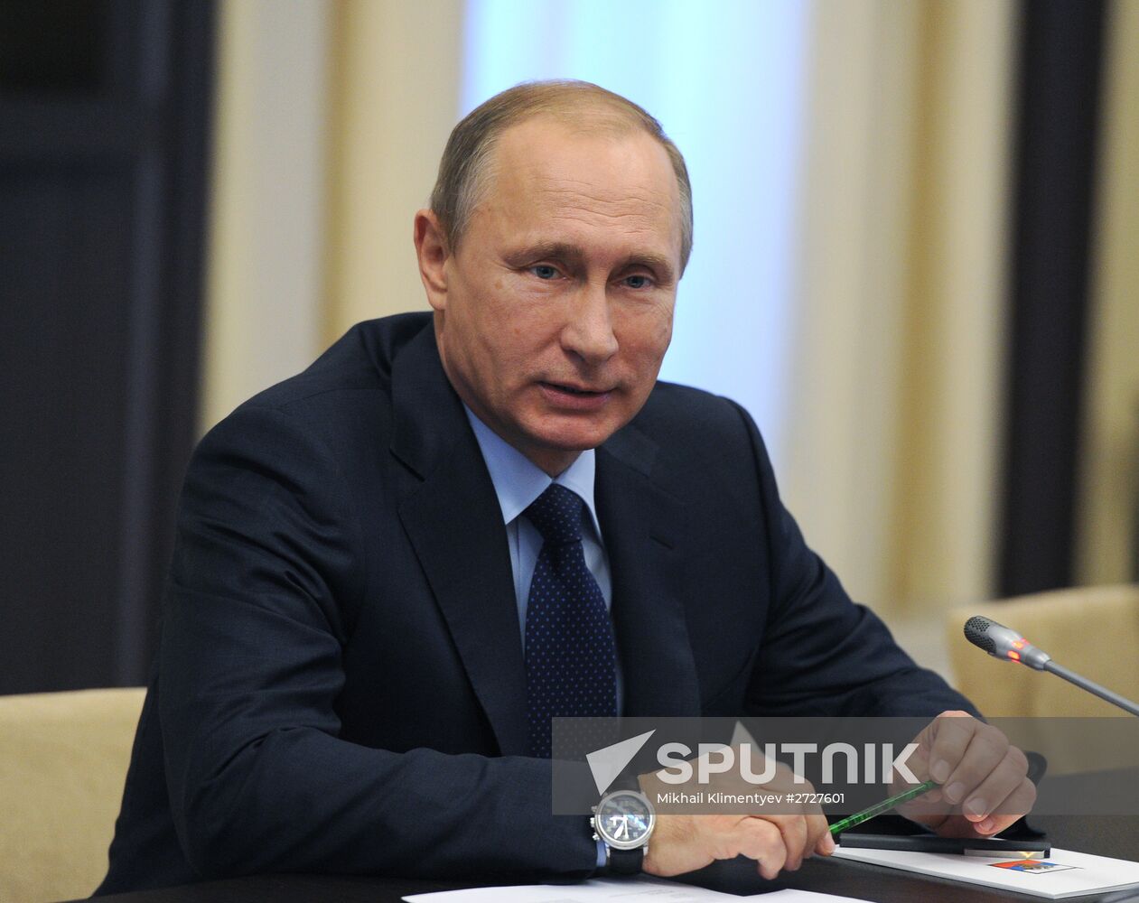 President Vladimir Putin's meeting with heads of security and intelligence agencies delegations