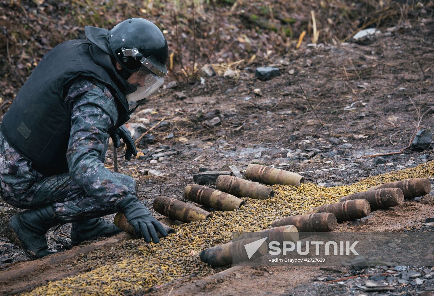 Nondetonating explosive ordnance disposal in Bashkiria