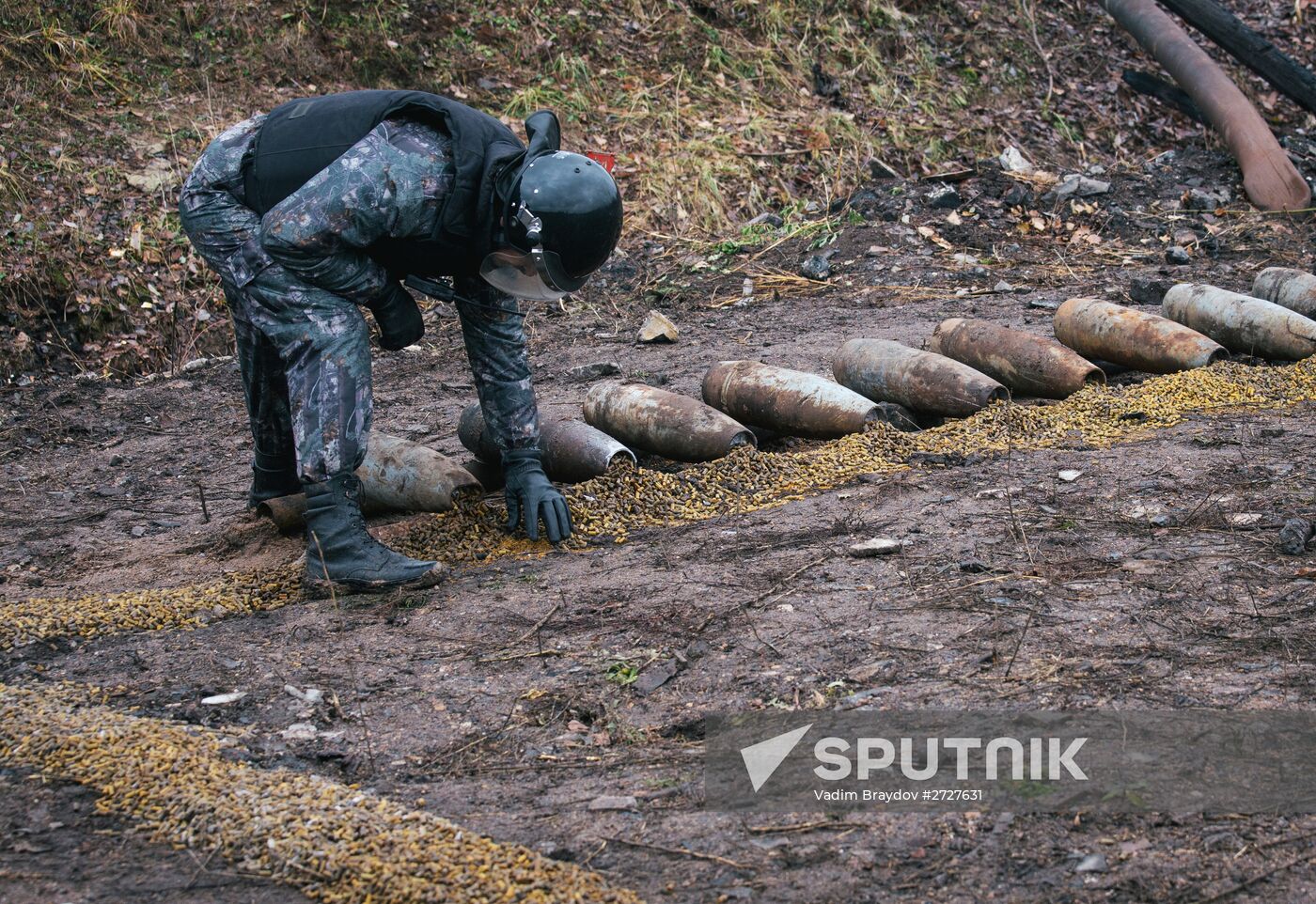 Nondetonating explosive ordnance disposal in Bashkiria