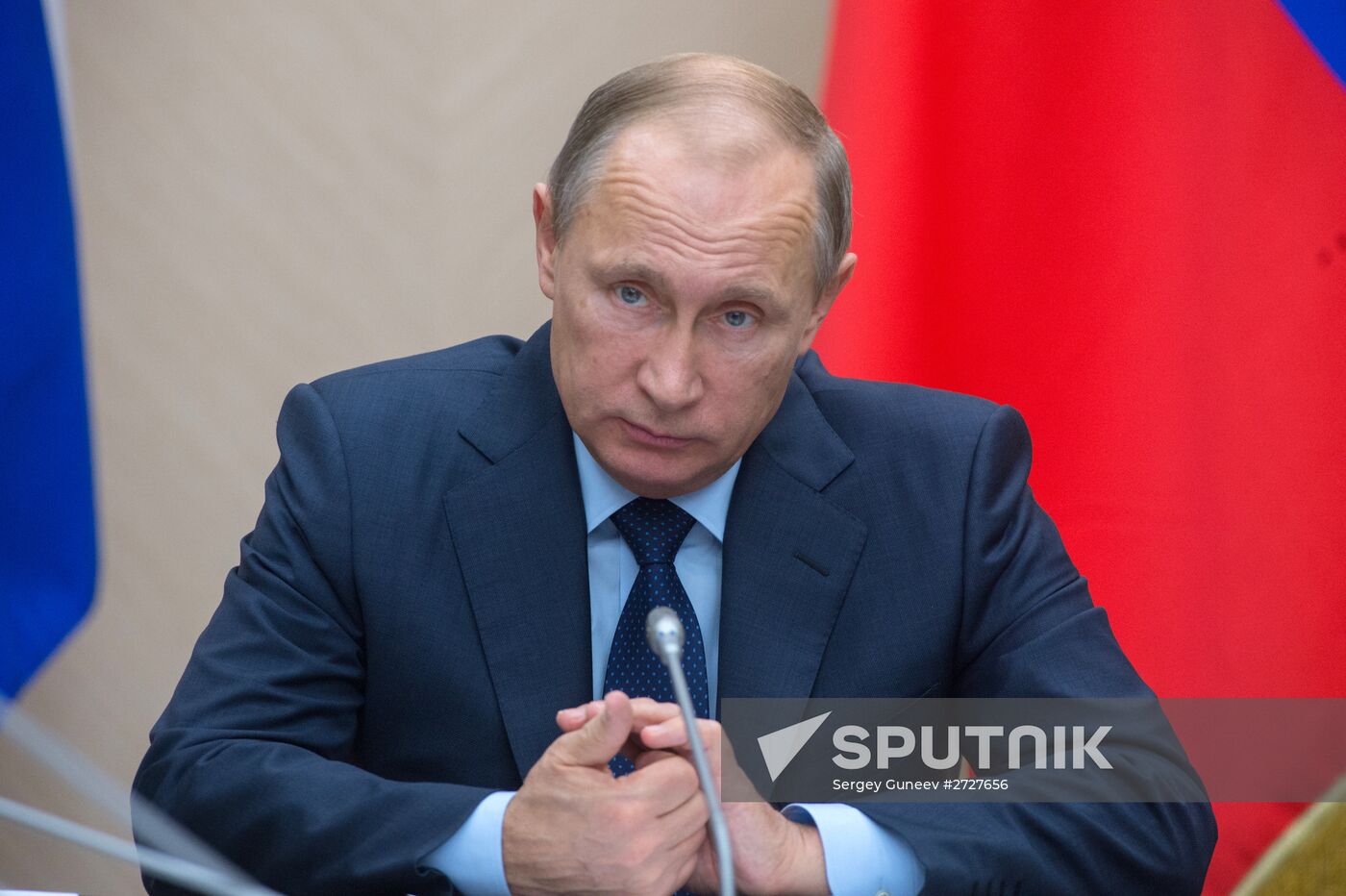 Russian President Vladimir Putin holds meeting with Government members