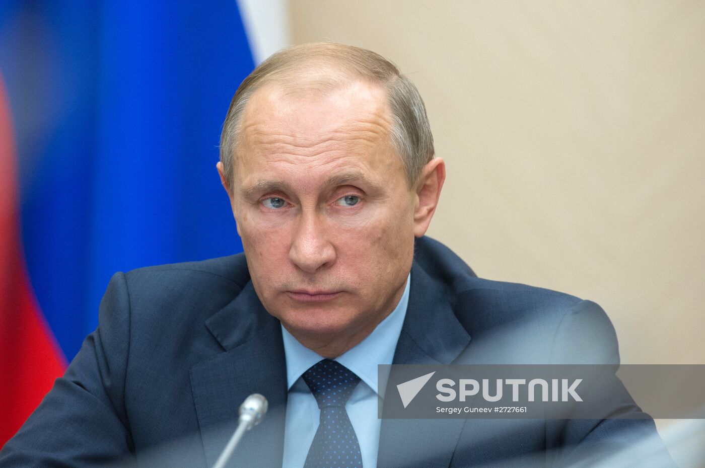 Russian President Vladimir Putin holds meeting with Government members