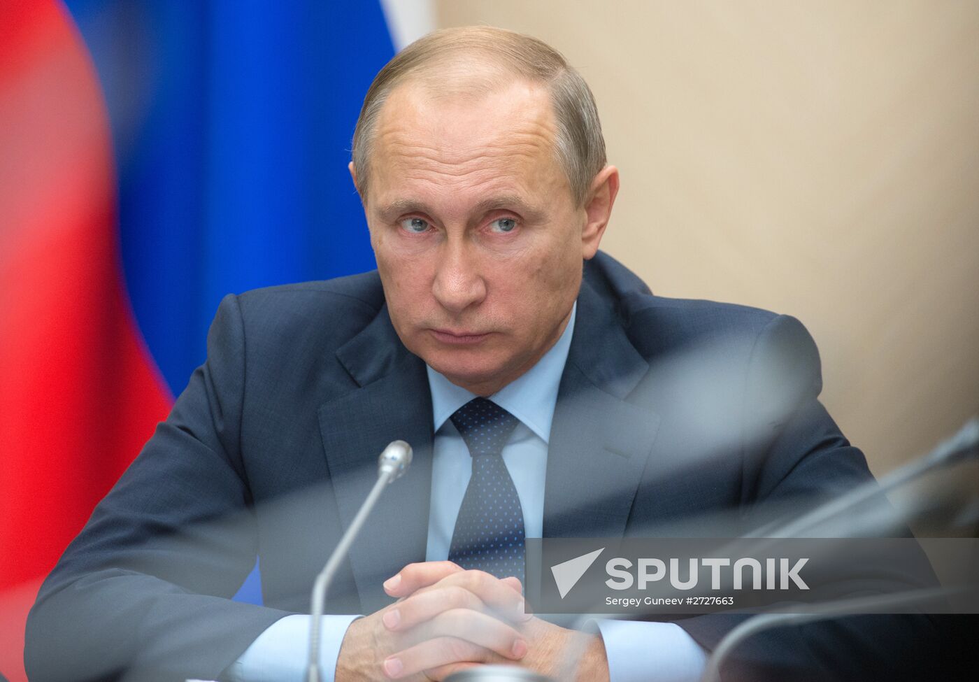 Russian President Vladimir Putin holds meeting with Government members