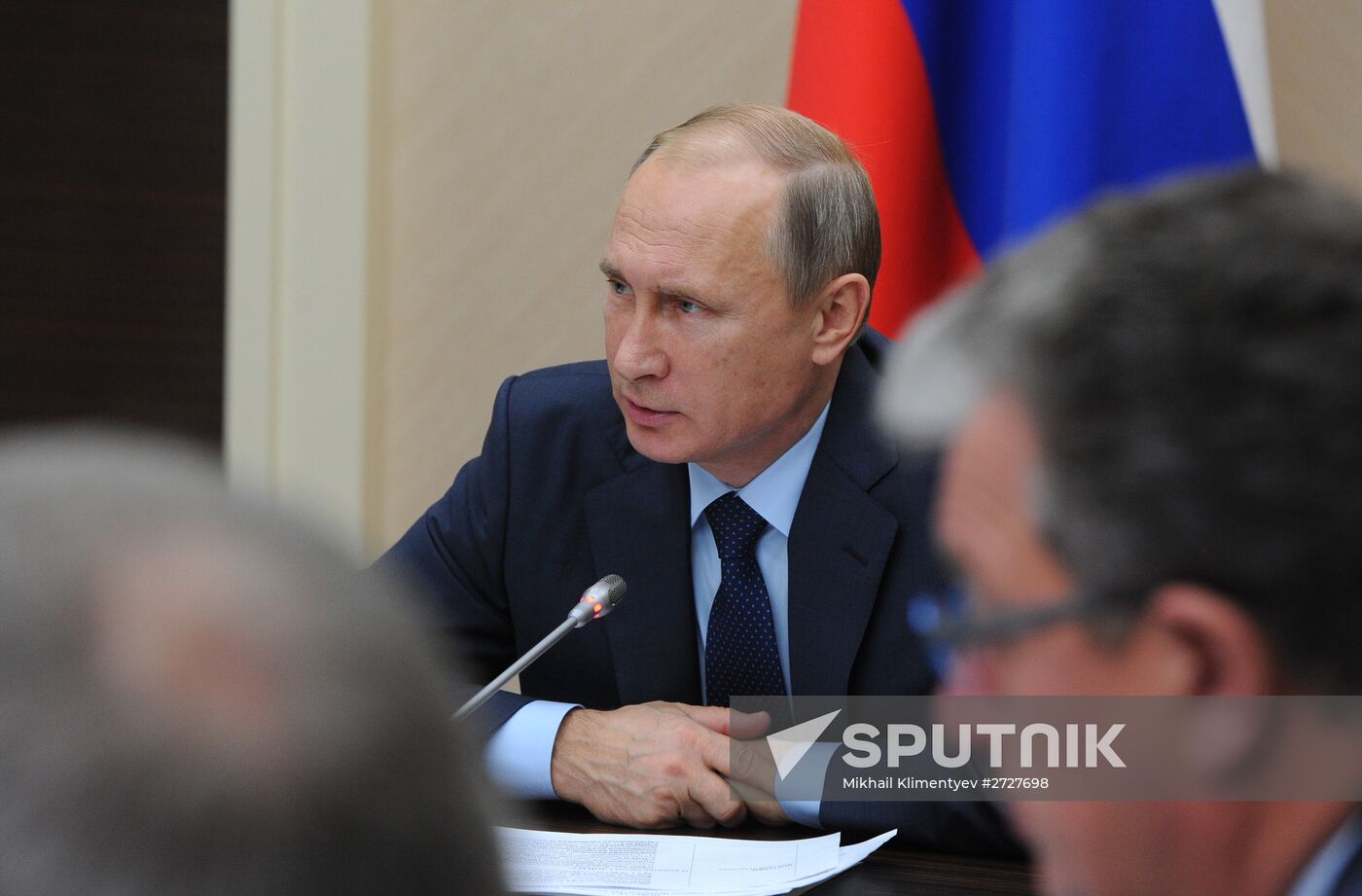 Russian President Vladimir Putin holds meeting with Government members