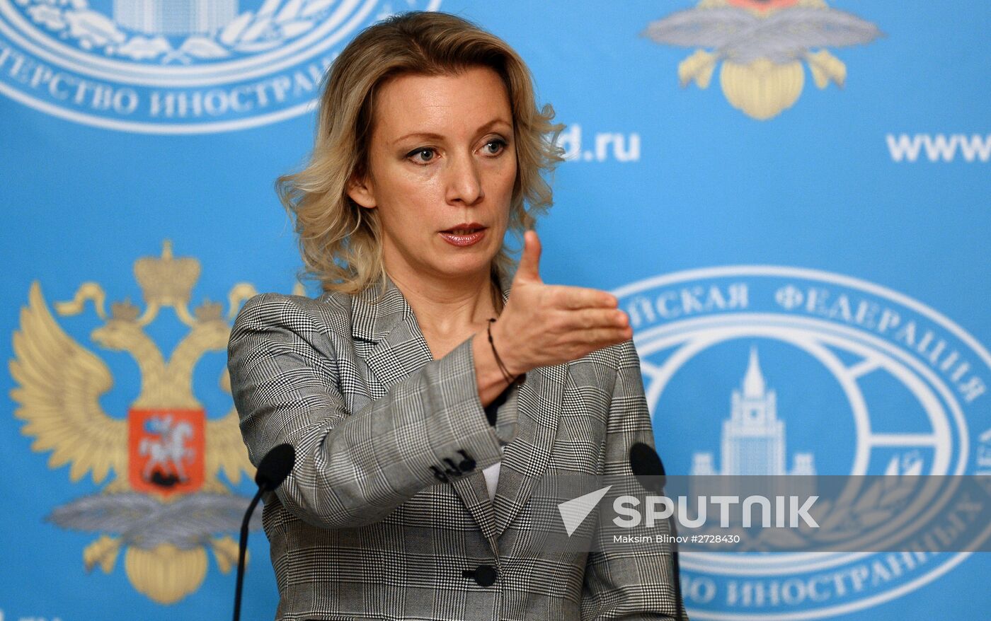Briefing with Foreign Ministry's spokesperson Maria Zakharova