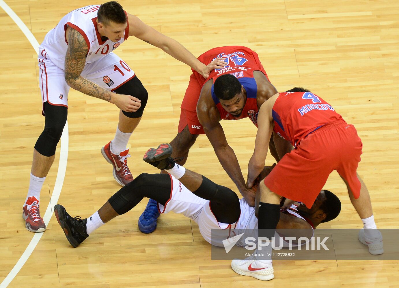 Euroleague Basketball. CSKA vs. Brose Baskets