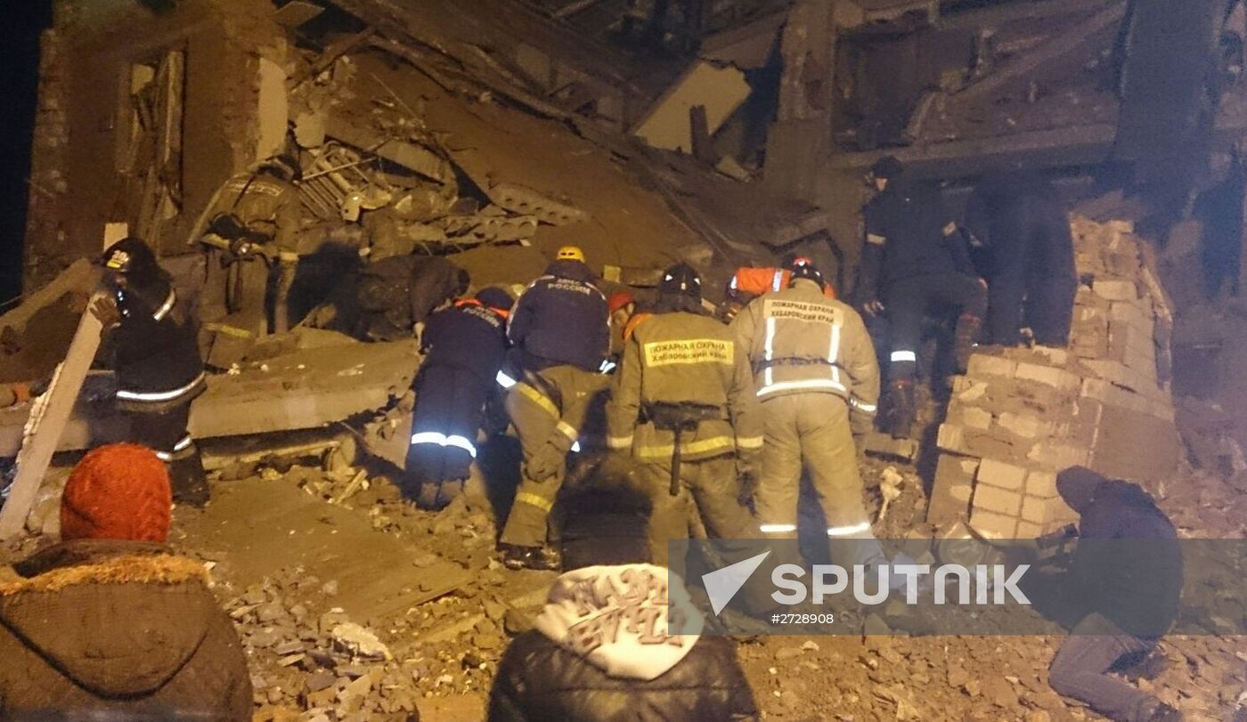 Household gas explosion in Khabarovsk Territory