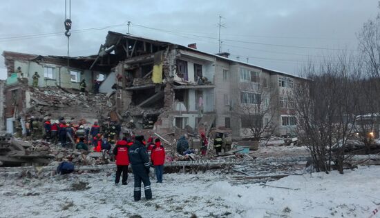 Household gas explosion in Khabarovsk Territory