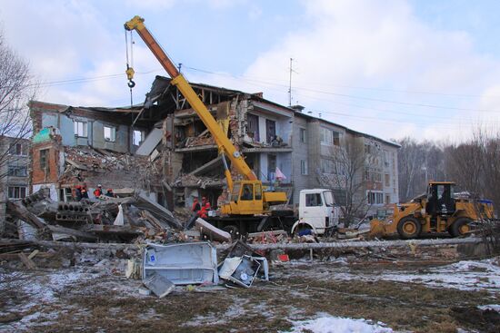 Household gas explosion in Khabarovsk Territory