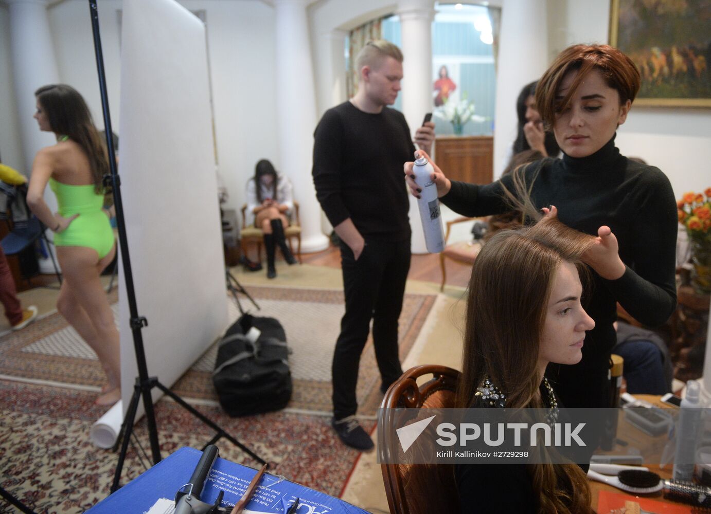 Preparation for Krasa Rossii (The Beauty of Russia) pageant