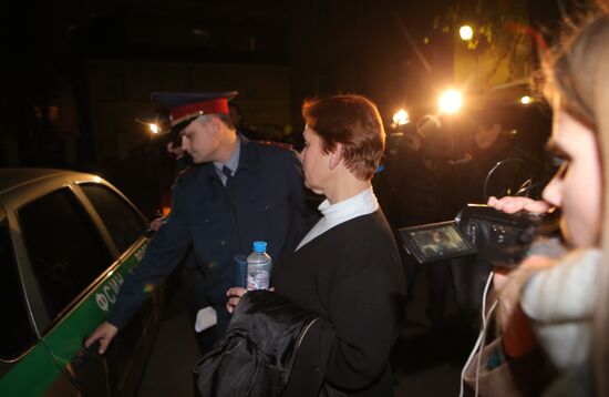 Bail hearings on Natalya Sharina in Tagansky Court