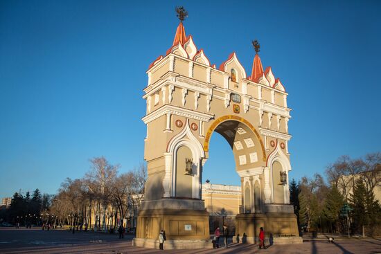 Russian cities. Blagoveshchensk