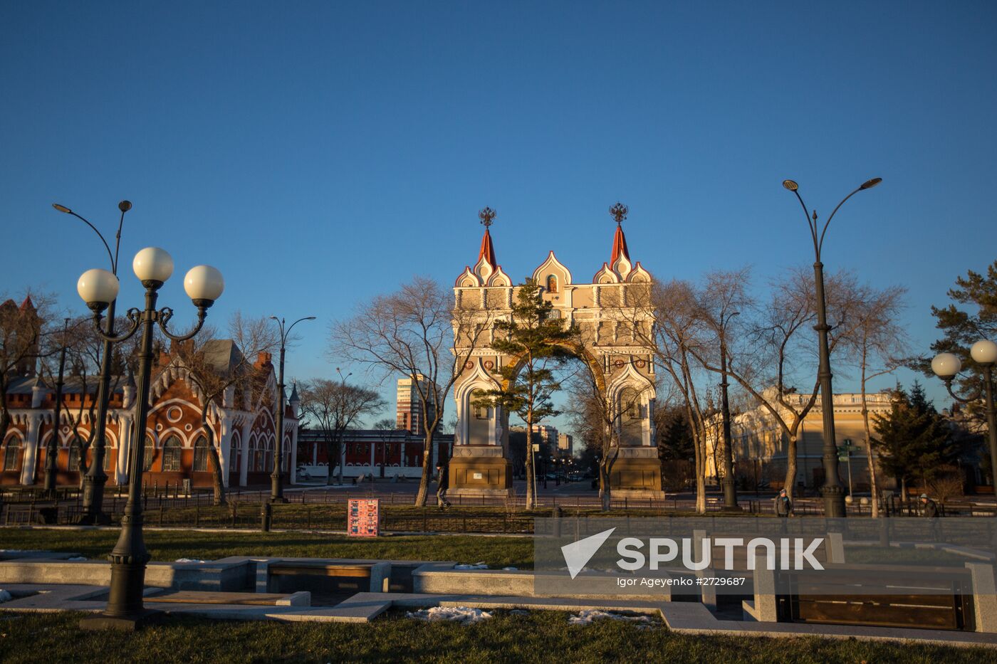 Russian cities. Blagoveshchensk