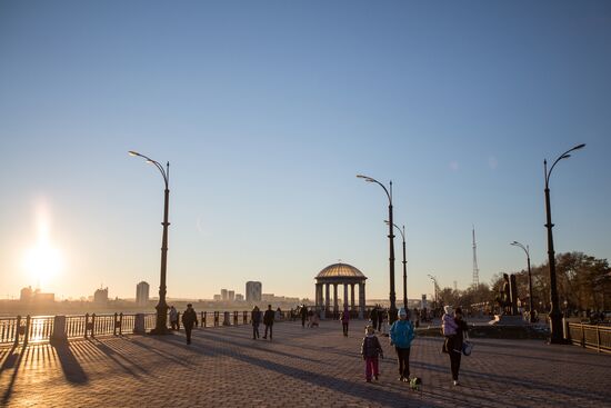 Russian cities. Blagoveshchensk